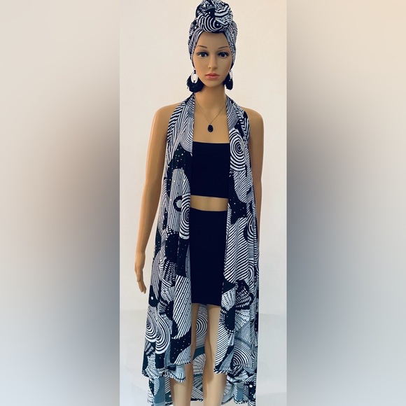 8-way Resort/Beach Wear 4-pc Wrap Ballerina Skirt Set - Picture 10 of 10